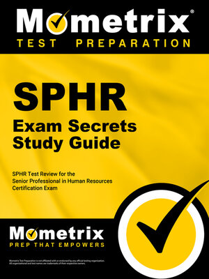 cover image of SPHR Exam Secrets Study Guide